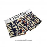 Boxer Calvin Klein Hombre 365 Prints Colors Azul Amarillo