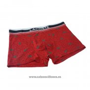 Boxer Lacoste Hombre Prints Colors Rojo Verde