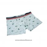 Boxer Lacoste Hombre Prints Colors Blanco Verde