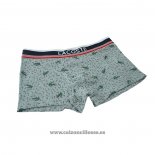 Boxer Lacoste Hombre Prints Colors Gris Verde